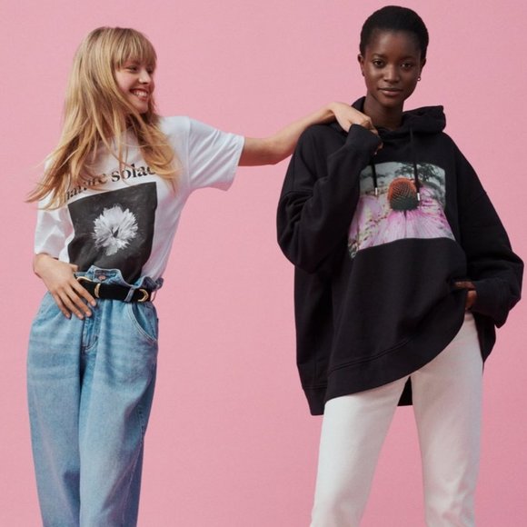 Helena Christensen X H&M Printed Hoodie XL - Picture 14 of 14